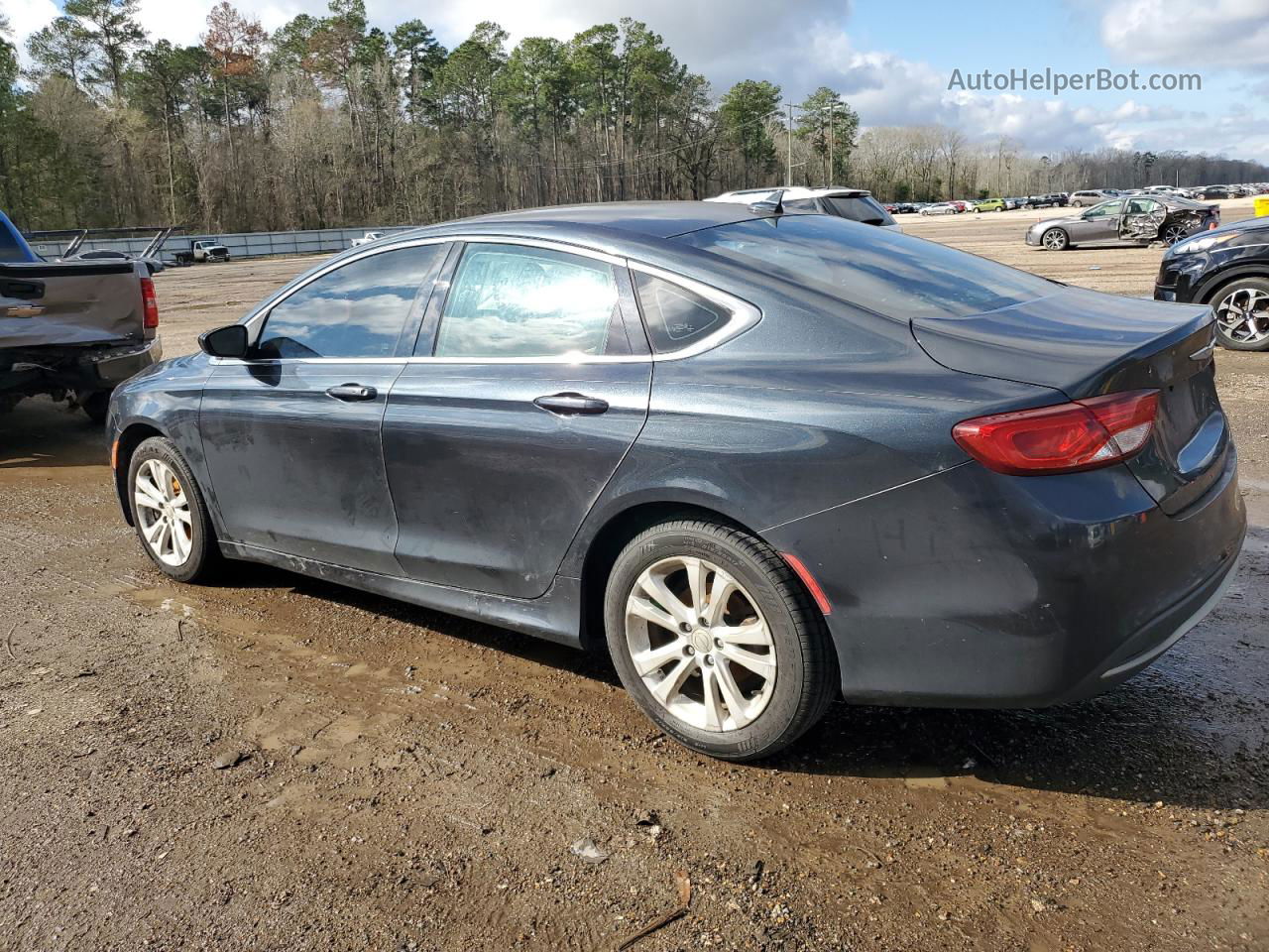 2016 Chrysler 200 Limited Black vin: 1C3CCCAB7GN185929