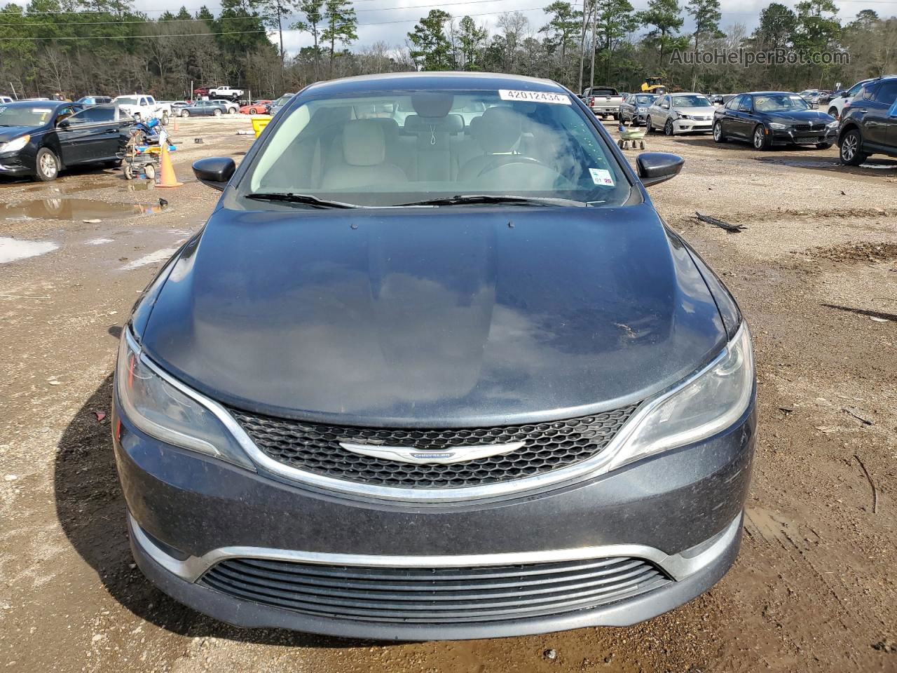 2016 Chrysler 200 Limited Black vin: 1C3CCCAB7GN185929