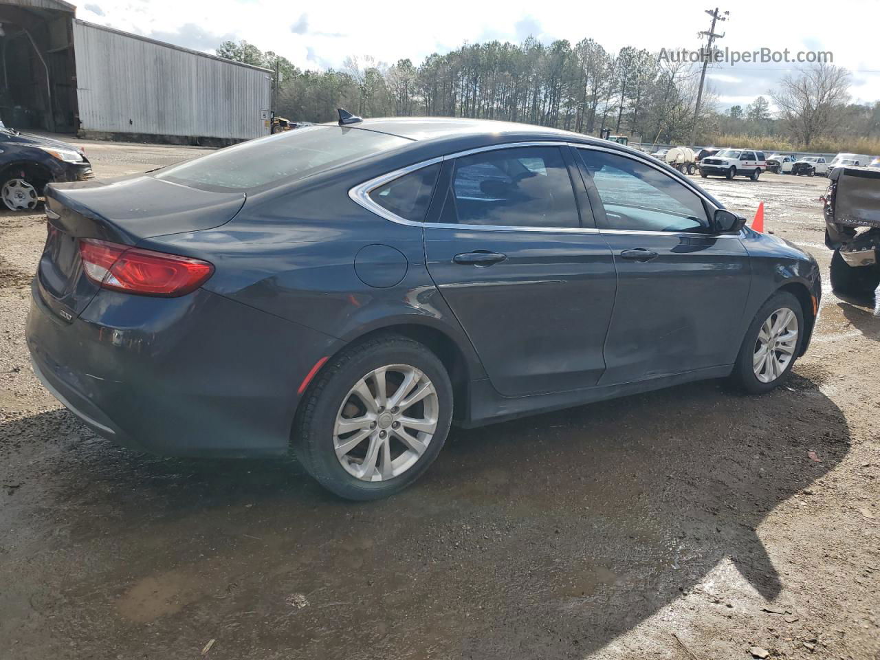 2016 Chrysler 200 Limited Black vin: 1C3CCCAB7GN185929