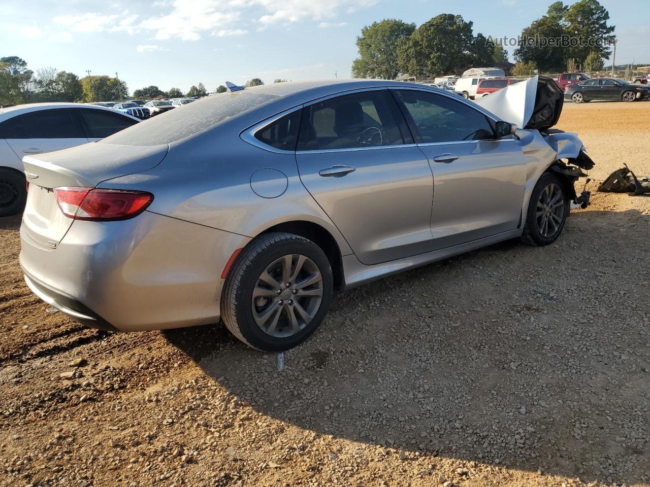 2017 Chrysler 200 Limited Серебряный vin: 1C3CCCAB7HN505560