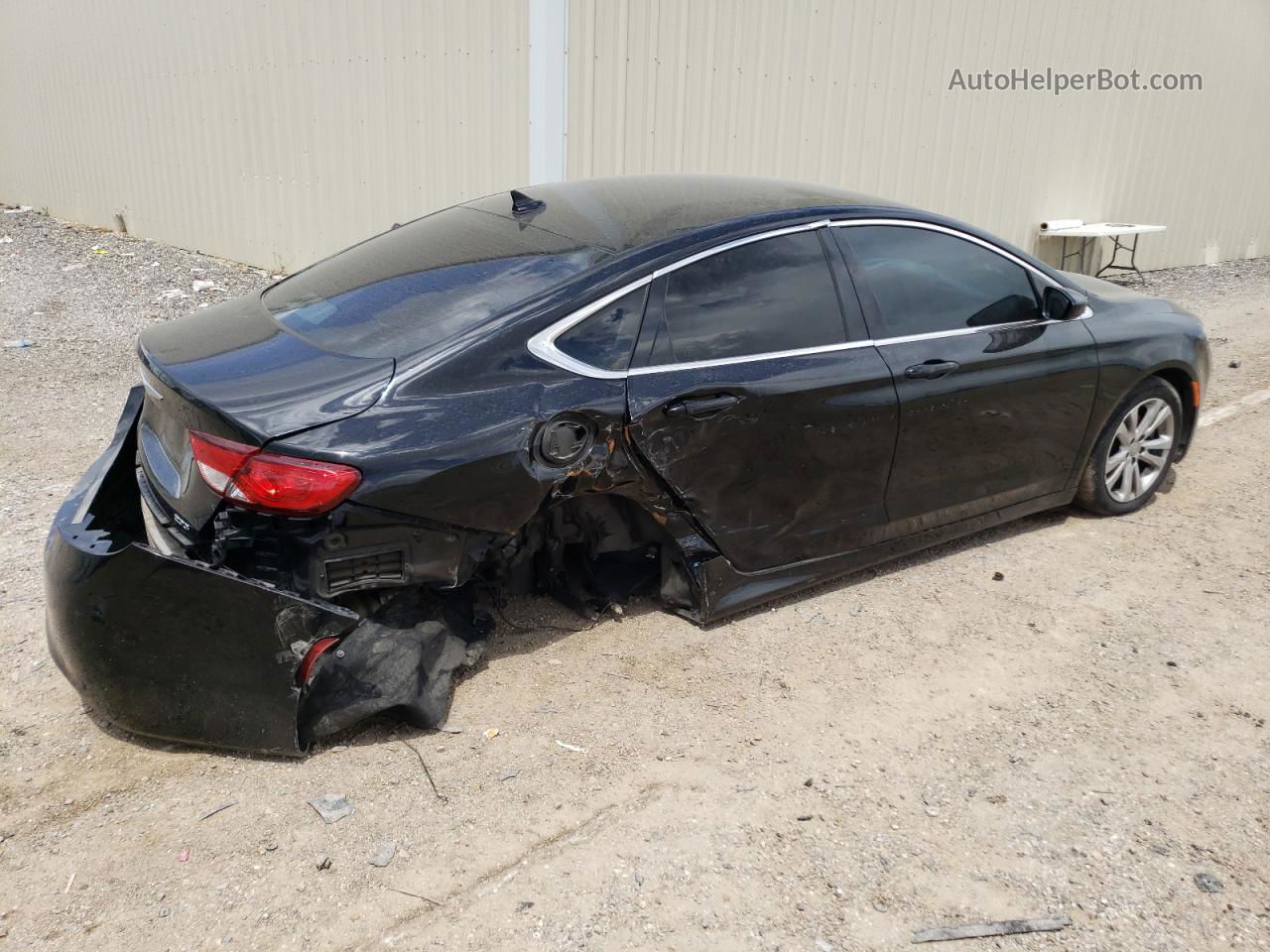 2017 Chrysler 200 Limited Black vin: 1C3CCCAB7HN506952