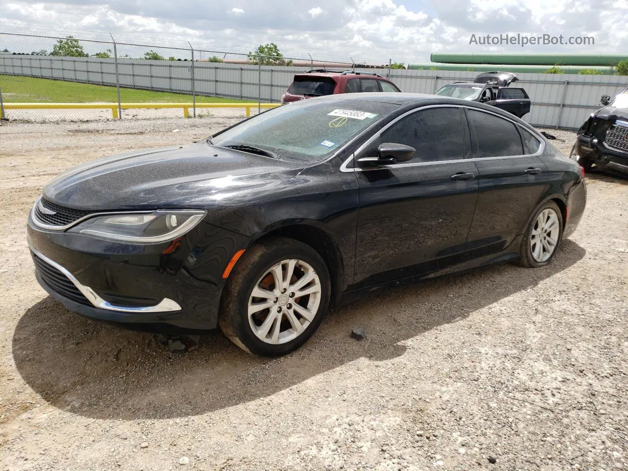 2017 Chrysler 200 Limited Black vin: 1C3CCCAB7HN506952