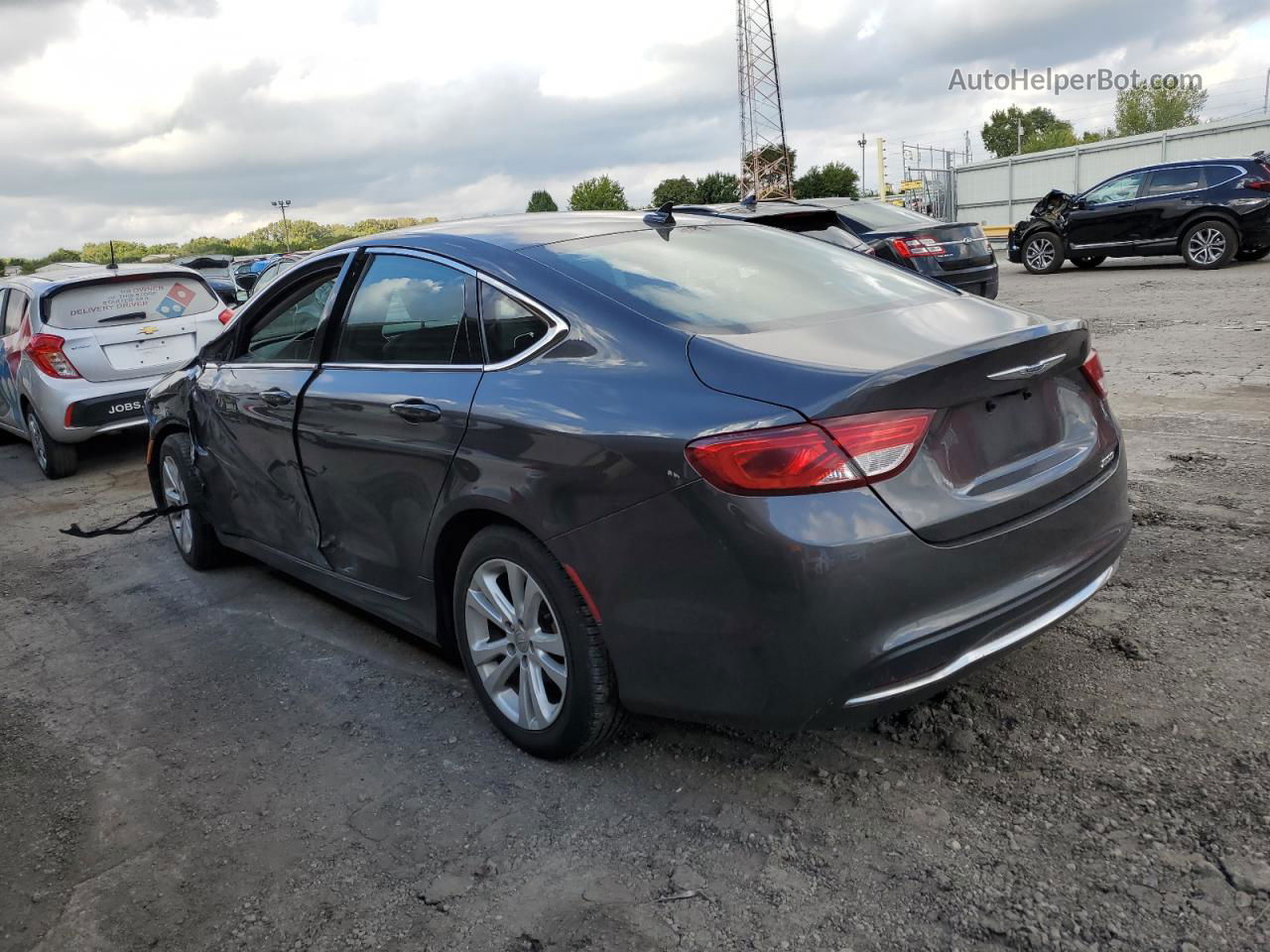 2017 Chrysler 200 Limited Gray vin: 1C3CCCAB7HN509544