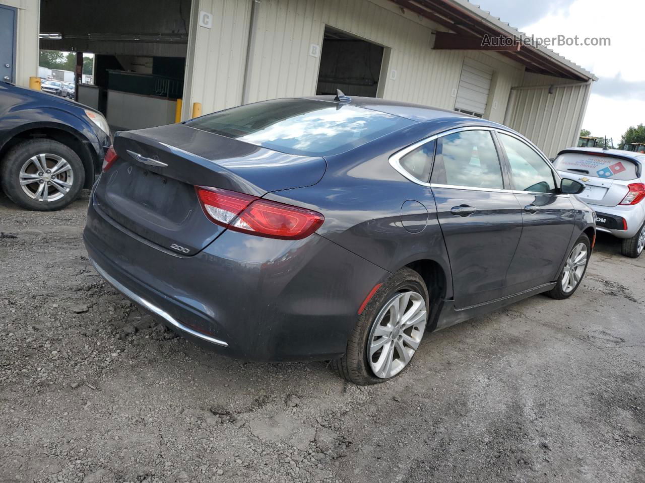 2017 Chrysler 200 Limited Gray vin: 1C3CCCAB7HN509544