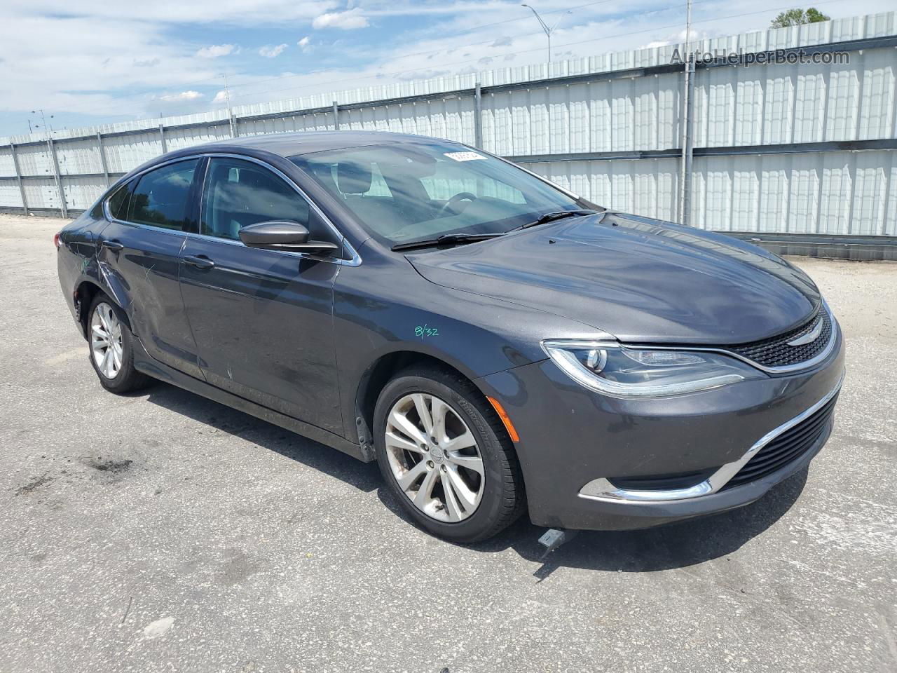 2017 Chrysler 200 Limited Угольный vin: 1C3CCCAB7HN511553