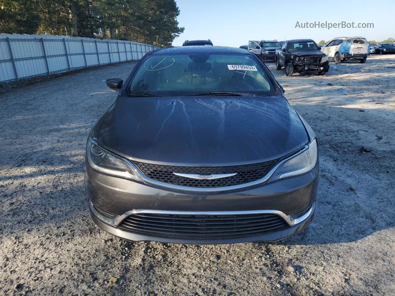 2017 Chrysler 200 Limited Gray vin: 1C3CCCAB7HN511911