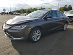 2015 Chrysler 200 Limited Gray vin: 1C3CCCAB8FN529427