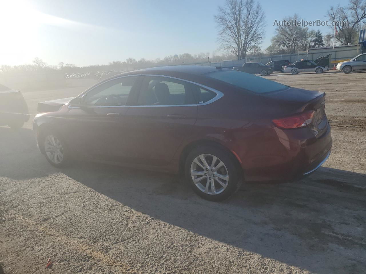 2015 Chrysler 200 Limited Бордовый vin: 1C3CCCAB8FN538080