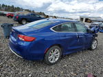 2015 Chrysler 200 Limited Blue vin: 1C3CCCAB8FN561407