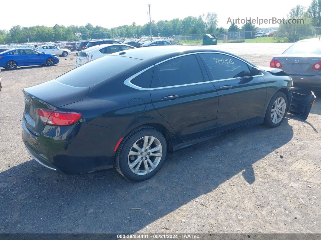 2015 Chrysler 200 Limited Black vin: 1C3CCCAB8FN568826