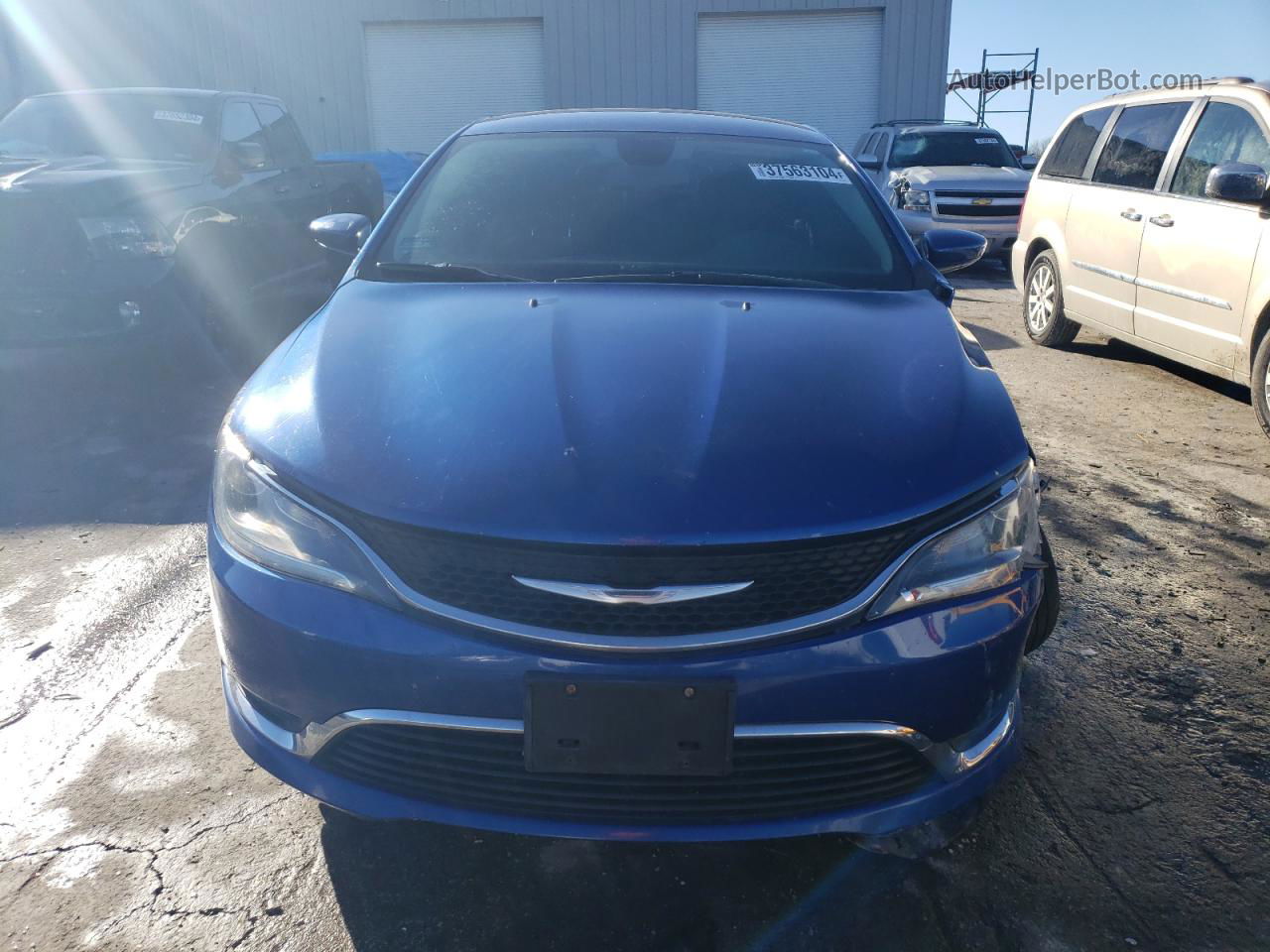 2015 Chrysler 200 Limited Blue vin: 1C3CCCAB8FN580703