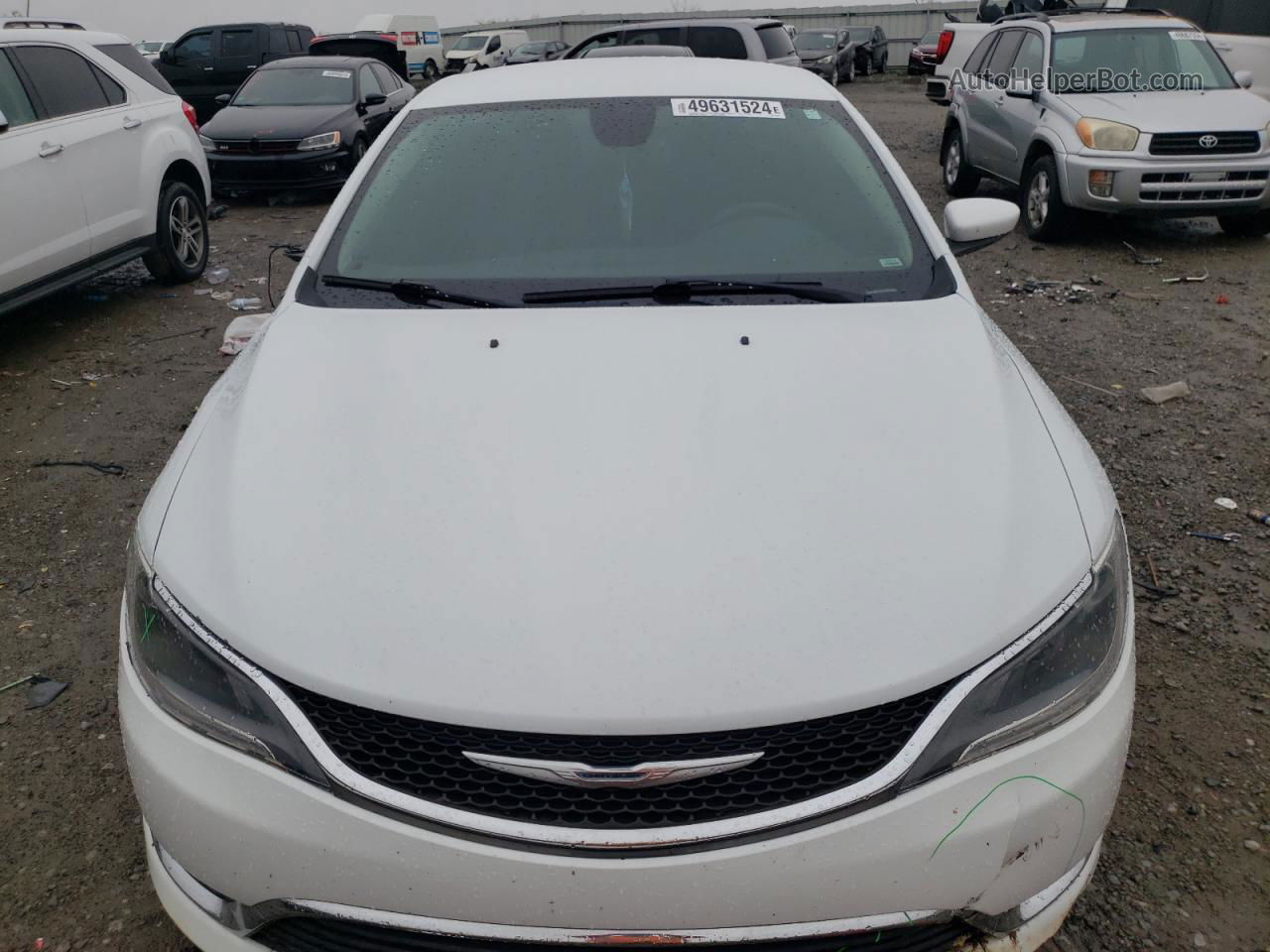 2015 Chrysler 200 Limited Белый vin: 1C3CCCAB8FN587036