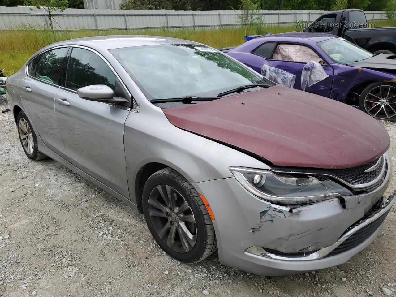 2015 Chrysler 200 Limited Двухцветный vin: 1C3CCCAB8FN591555