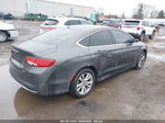 2015 Chrysler 200 Limited Gray vin: 1C3CCCAB8FN600691