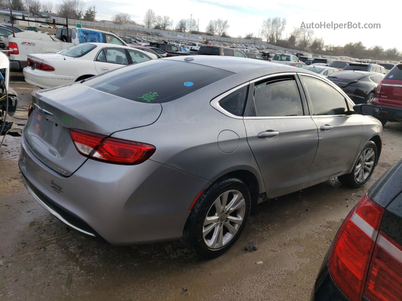 2015 Chrysler 200 Limited Silver vin: 1C3CCCAB8FN621234