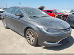 2015 Chrysler 200 Limited Gray vin: 1C3CCCAB8FN623324