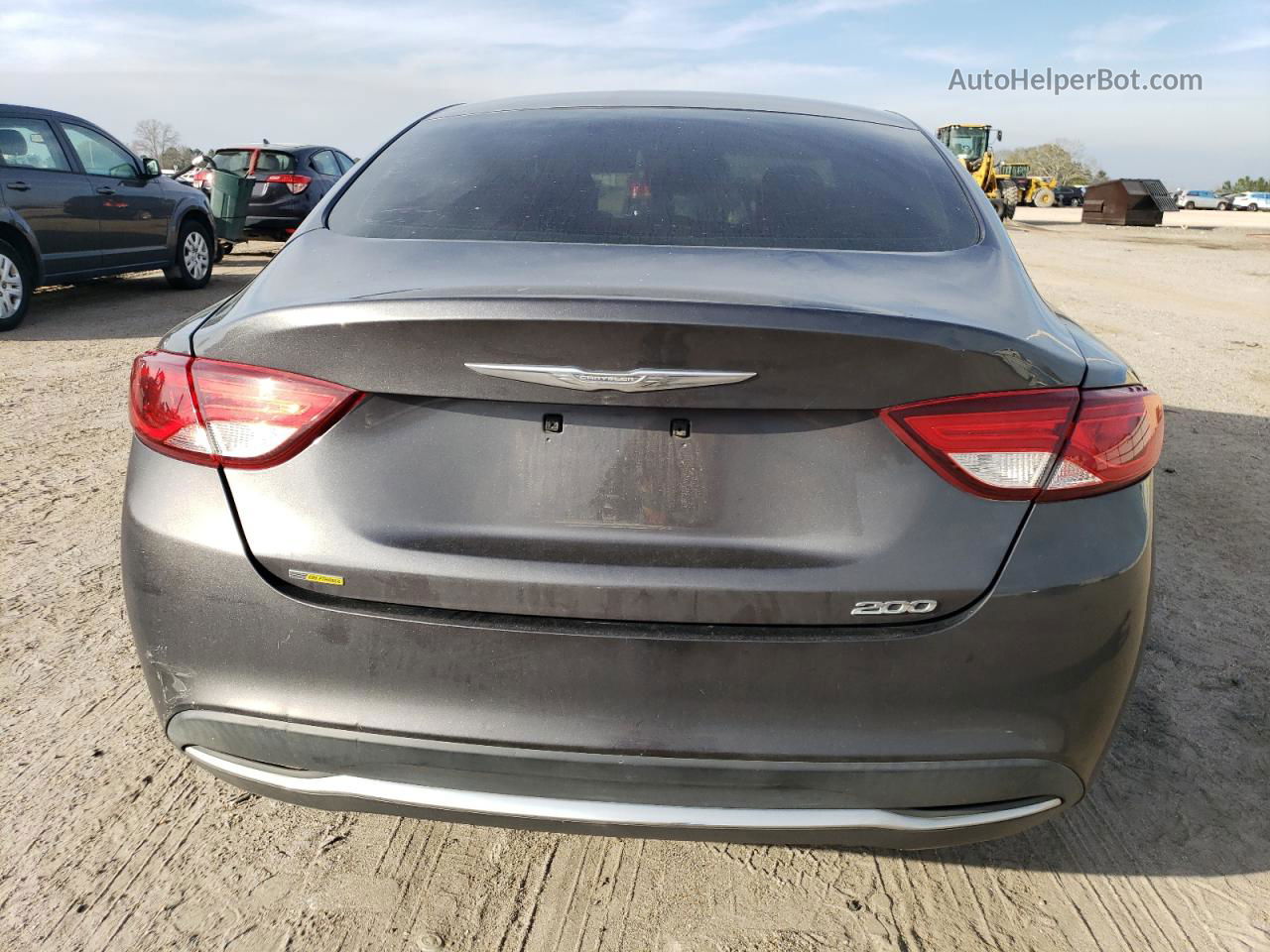 2015 Chrysler 200 Limited Серый vin: 1C3CCCAB8FN684706