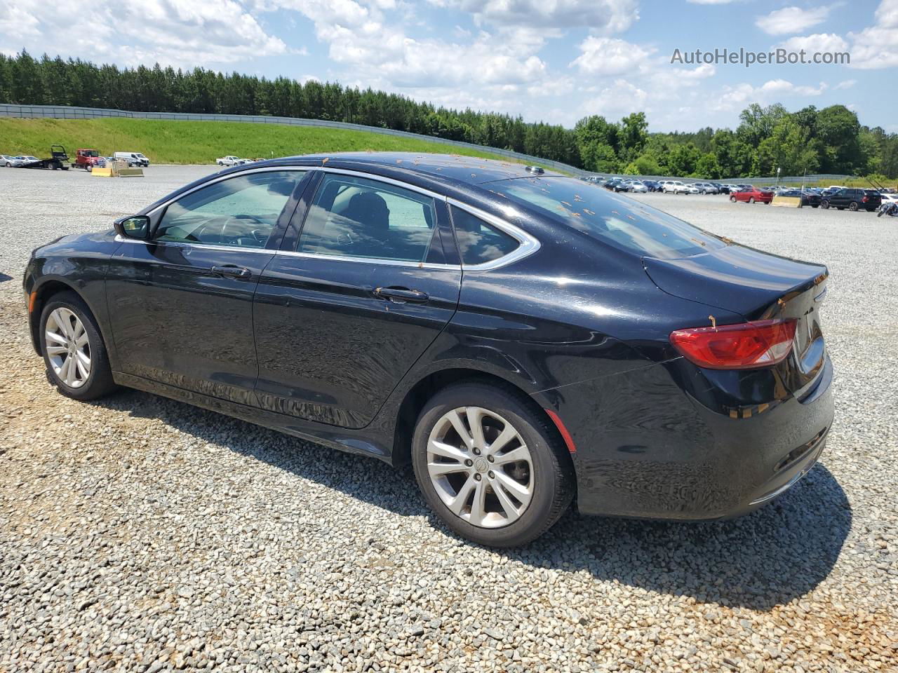 2015 Chrysler 200 Limited Black vin: 1C3CCCAB8FN685211