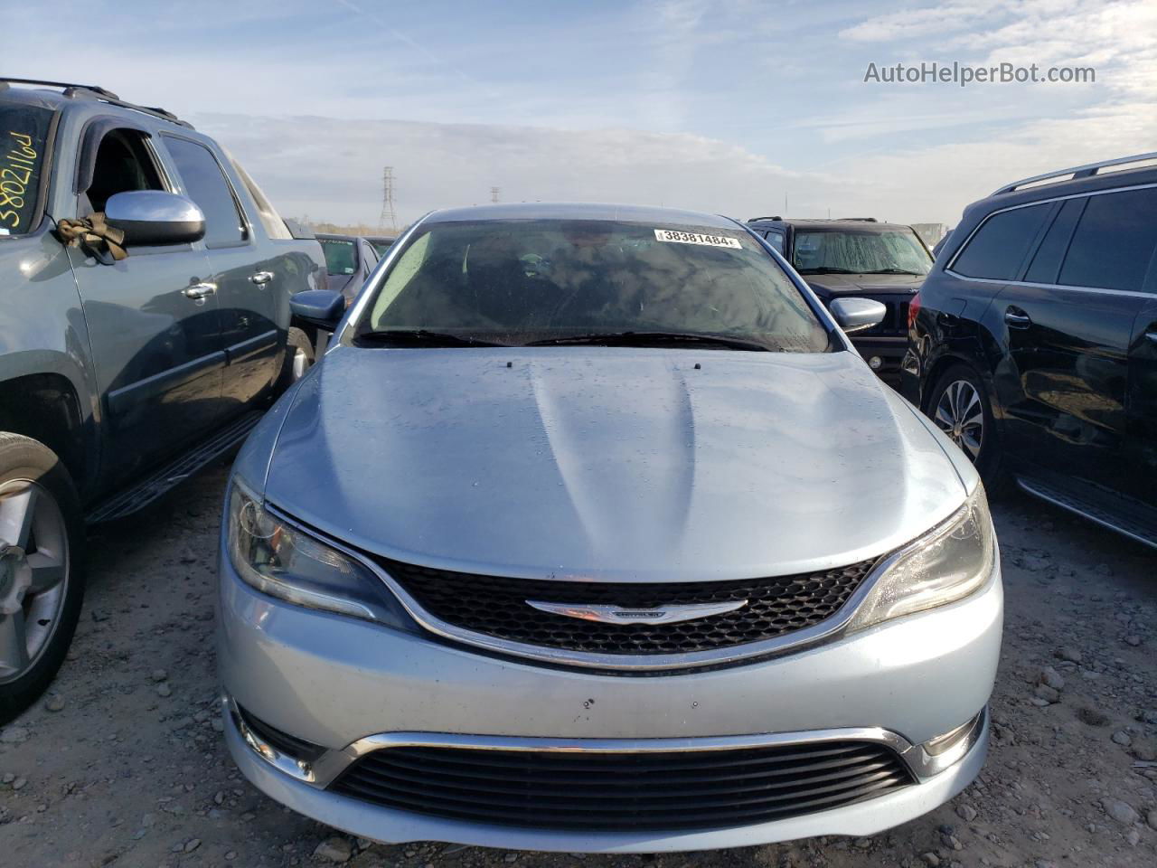 2015 Chrysler 200 Limited Blue vin: 1C3CCCAB8FN699660