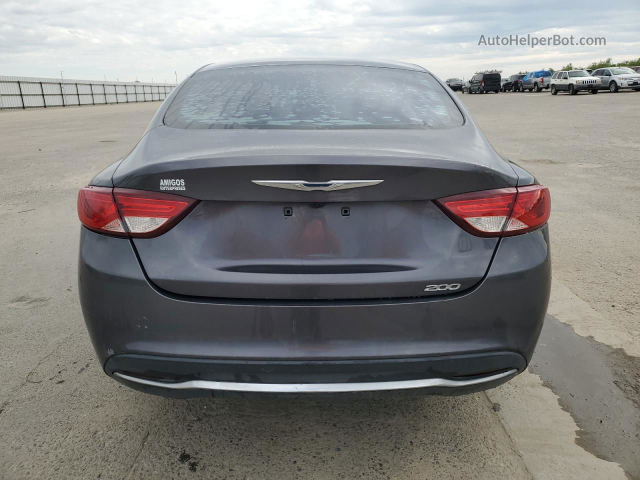 2015 Chrysler 200 Limited Серый vin: 1C3CCCAB8FN708857