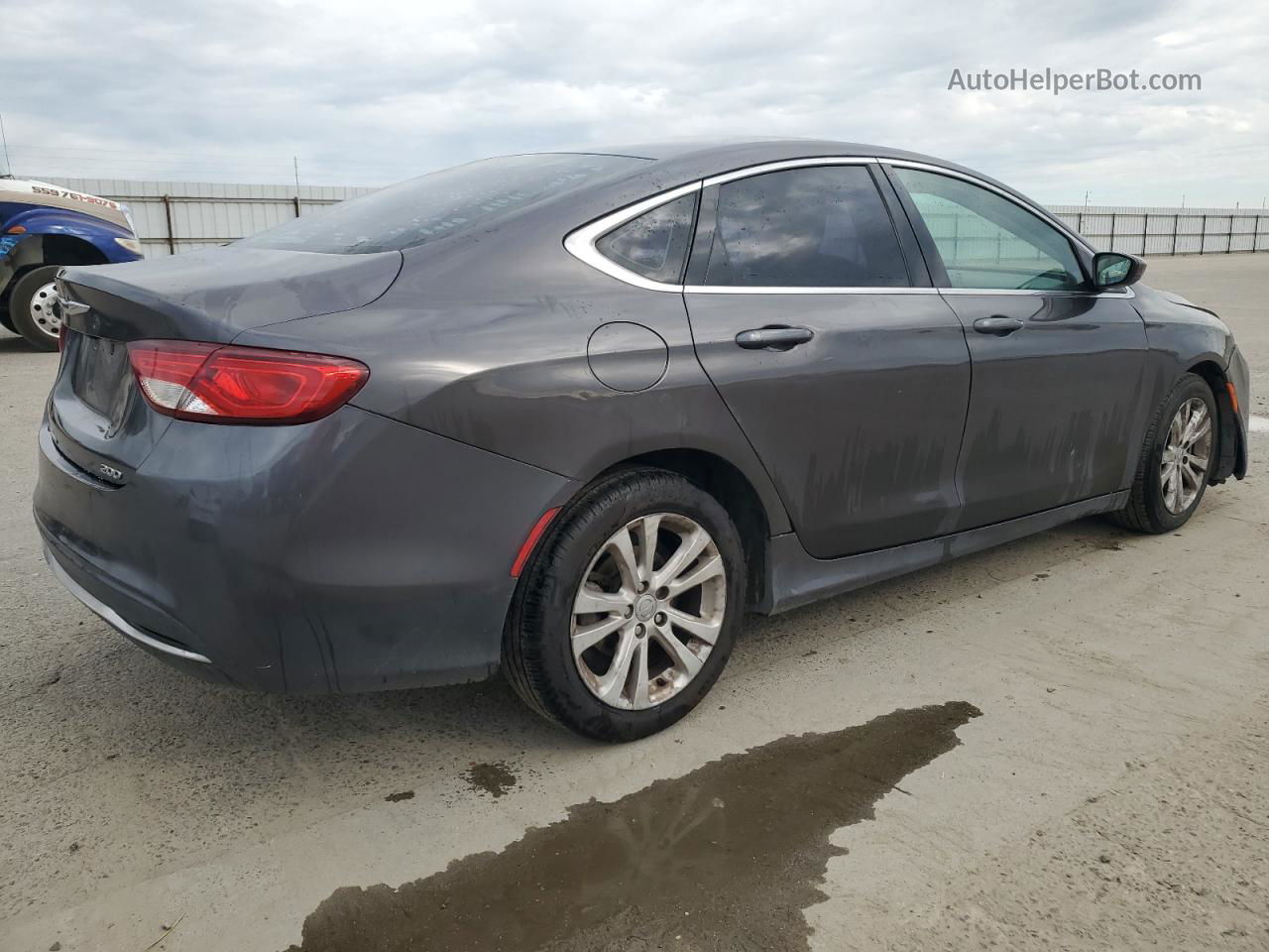 2015 Chrysler 200 Limited Серый vin: 1C3CCCAB8FN708857