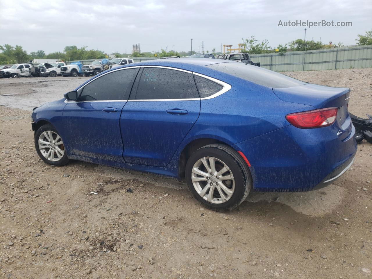 2015 Chrysler 200 Limited Синий vin: 1C3CCCAB8FN741356