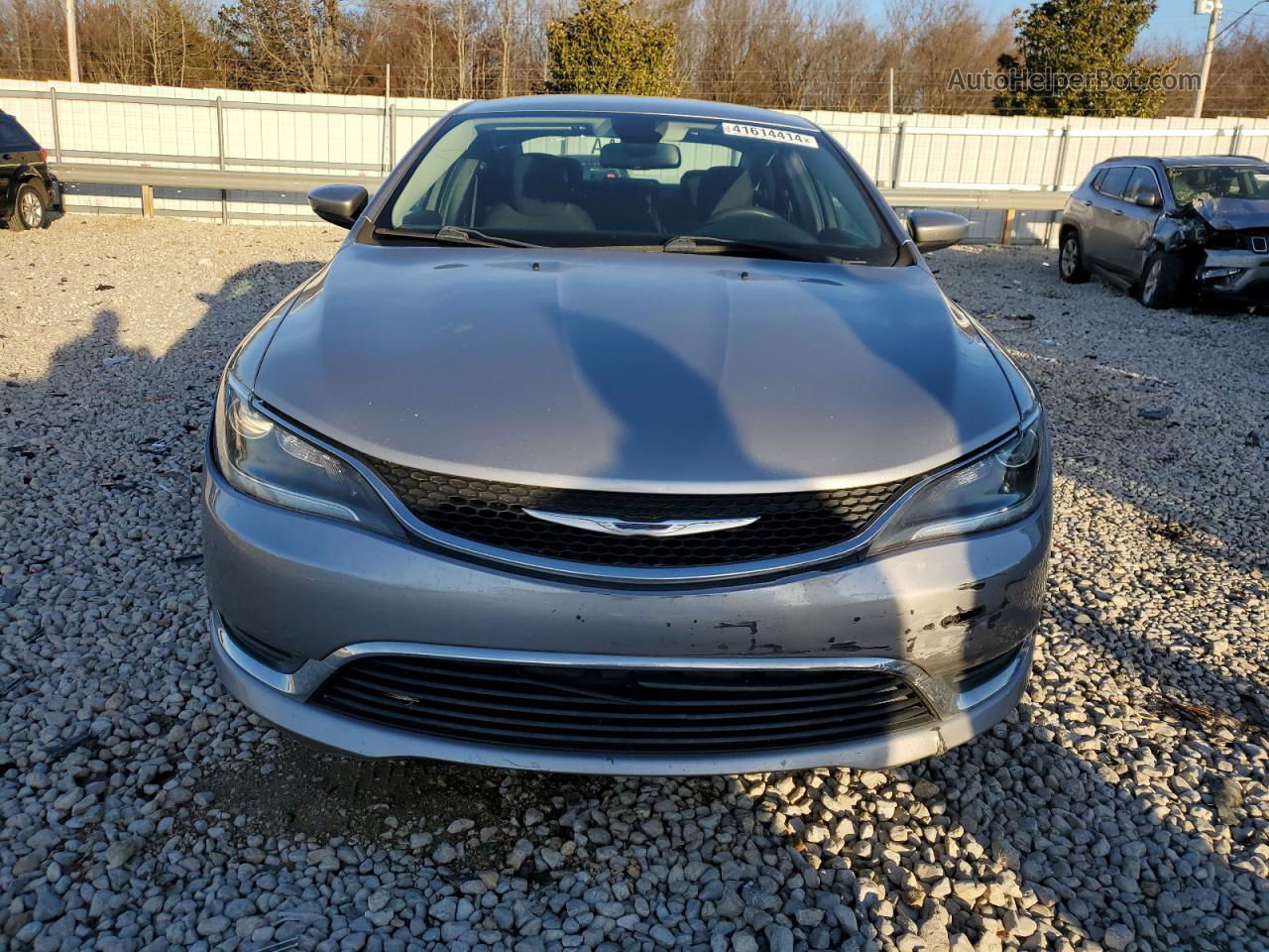 2015 Chrysler 200 Limited Silver vin: 1C3CCCAB8FN741809