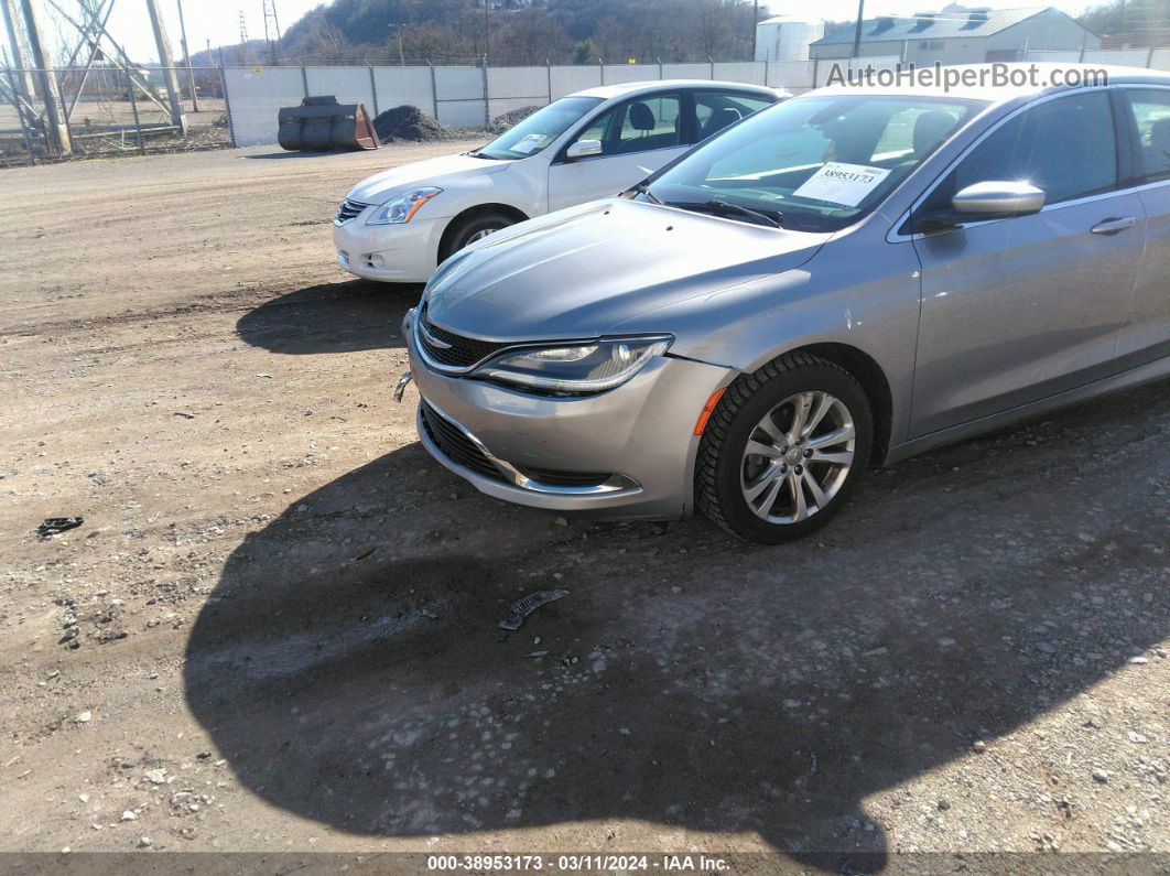 2015 Chrysler 200 Limited Gray vin: 1C3CCCAB8FN746413