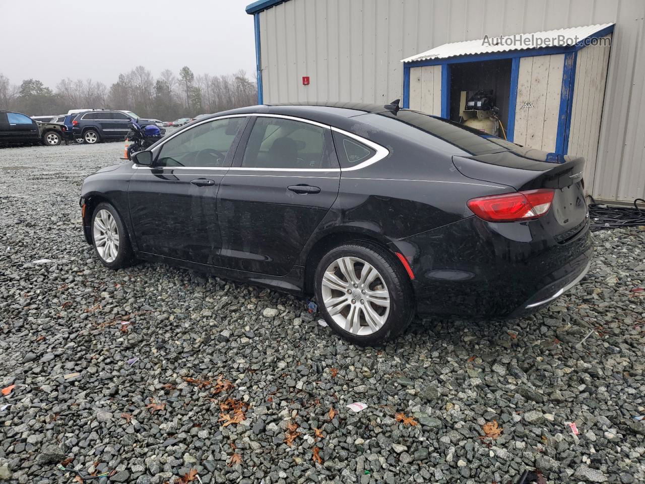 2016 Chrysler 200 Limited Black vin: 1C3CCCAB8GN102430