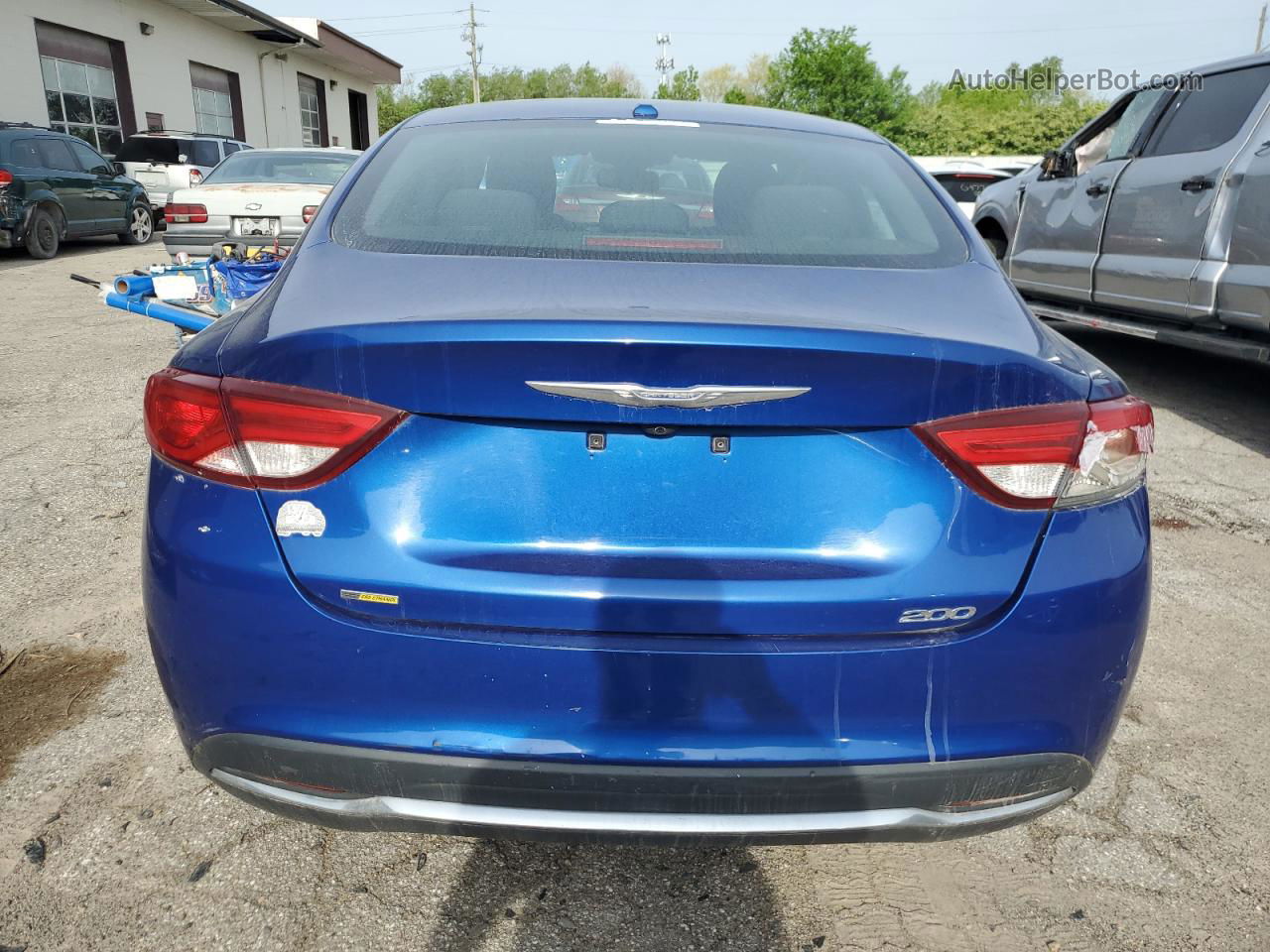 2016 Chrysler 200 Limited Blue vin: 1C3CCCAB8GN102590