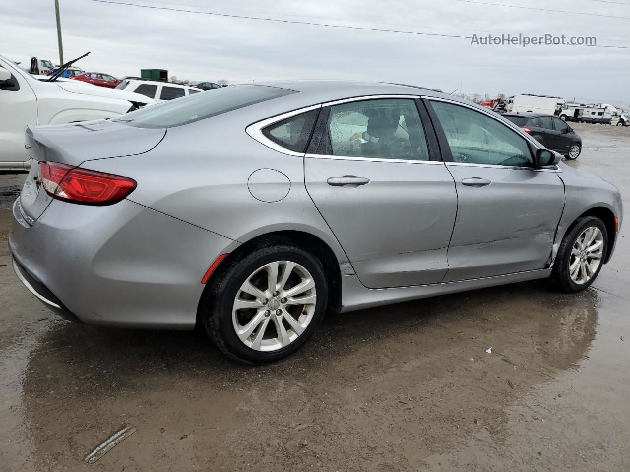 2016 Chrysler 200 Limited Серебряный vin: 1C3CCCAB8GN117221