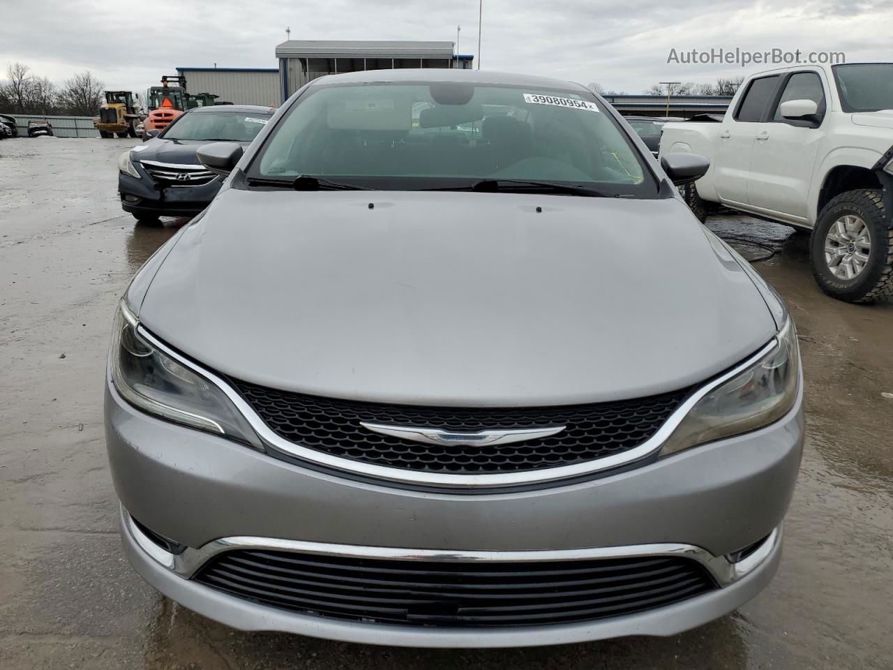 2016 Chrysler 200 Limited Серебряный vin: 1C3CCCAB8GN117221