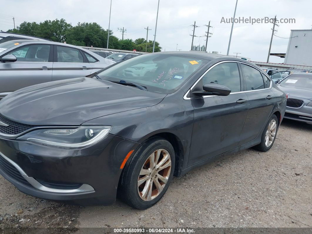 2016 Chrysler 200 Limited Gray vin: 1C3CCCAB8GN124976