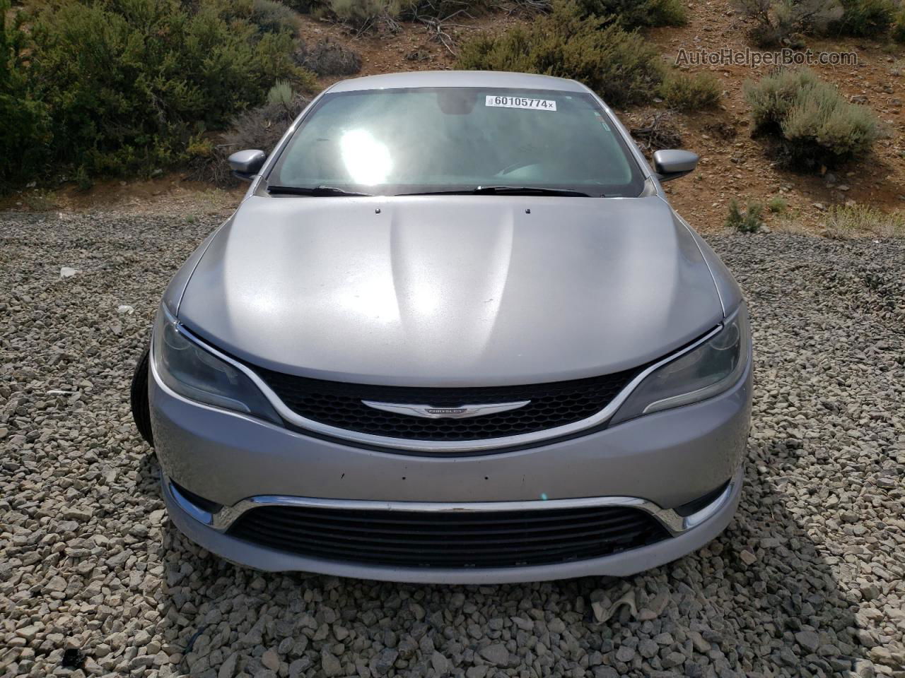 2016 Chrysler 200 Limited Silver vin: 1C3CCCAB8GN127277