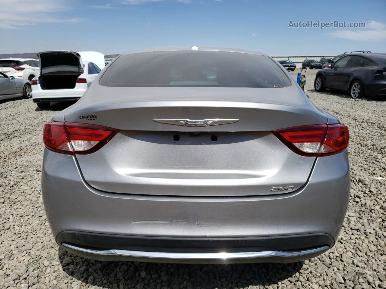 2016 Chrysler 200 Limited Silver vin: 1C3CCCAB8GN127277