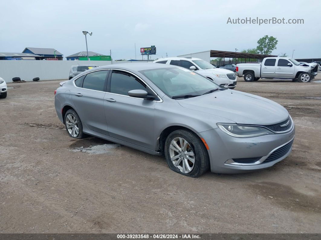 2016 Chrysler 200 Limited Silver vin: 1C3CCCAB8GN129661