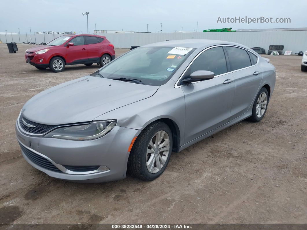 2016 Chrysler 200 Limited Silver vin: 1C3CCCAB8GN129661