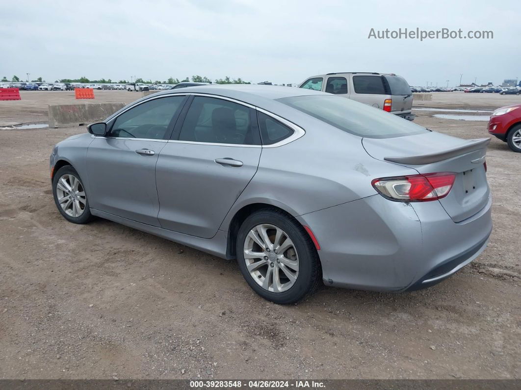 2016 Chrysler 200 Limited Silver vin: 1C3CCCAB8GN129661