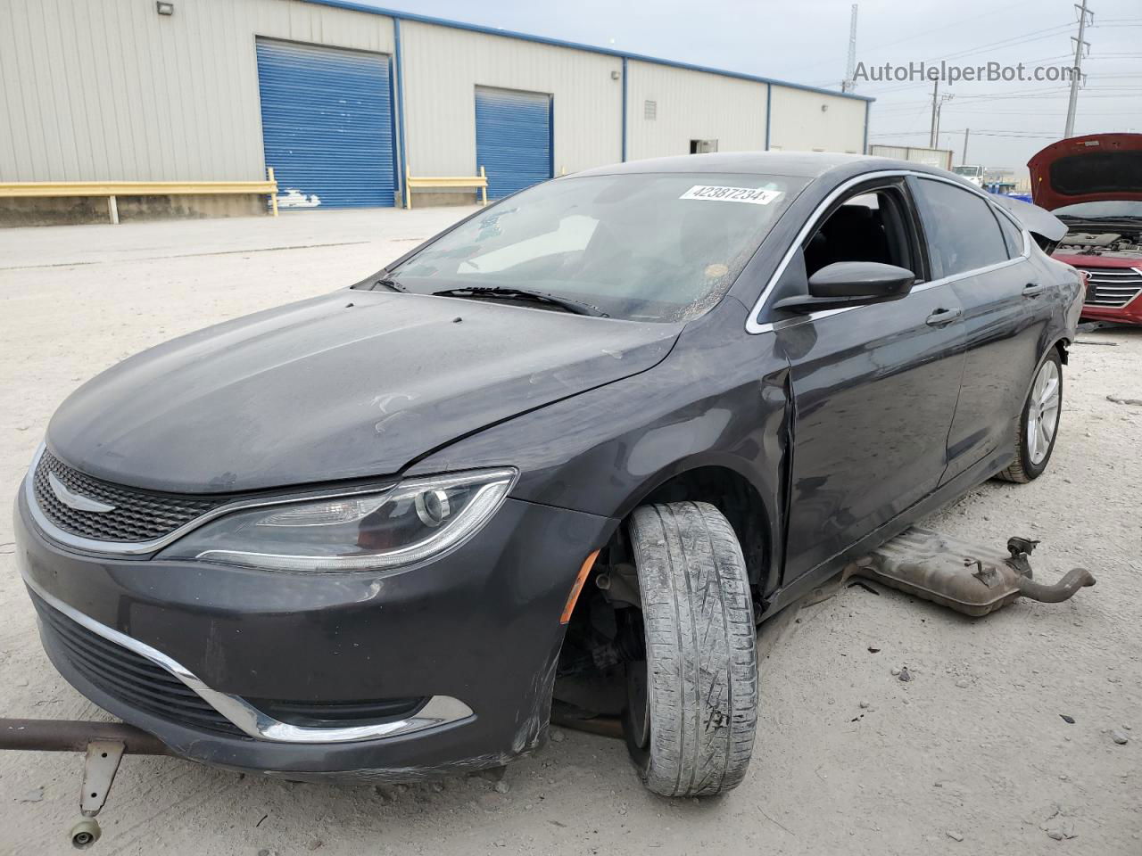 2016 Chrysler 200 Limited Серый vin: 1C3CCCAB8GN131278