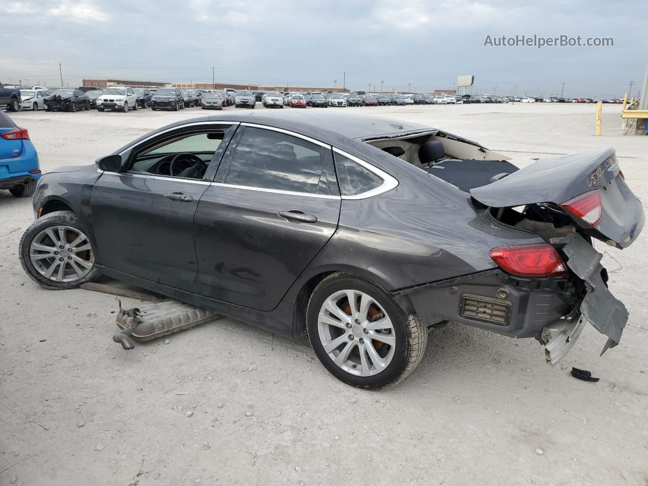 2016 Chrysler 200 Limited Серый vin: 1C3CCCAB8GN131278