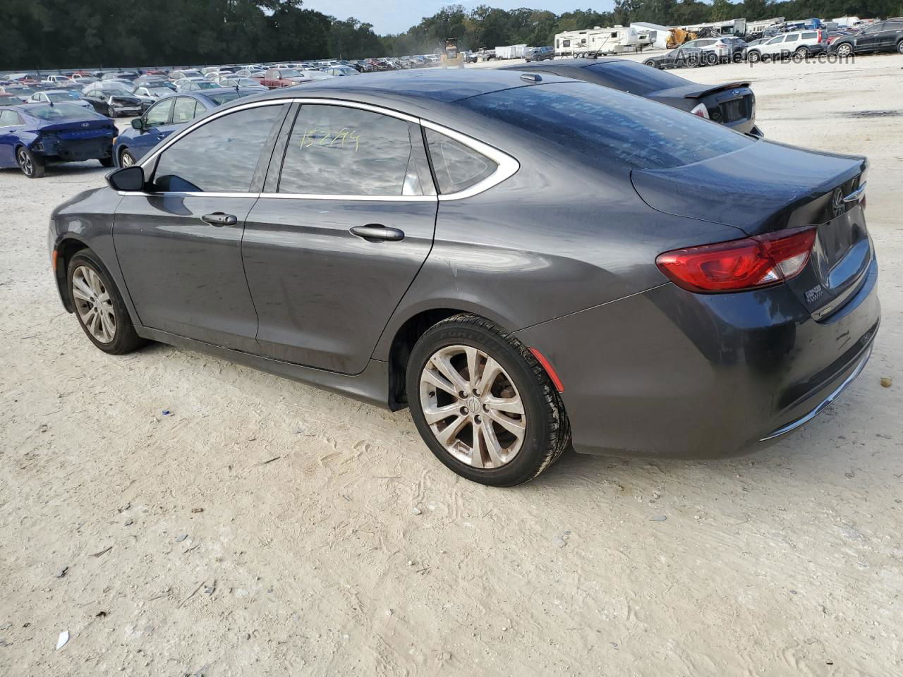 2016 Chrysler 200 Limited Серый vin: 1C3CCCAB8GN131376