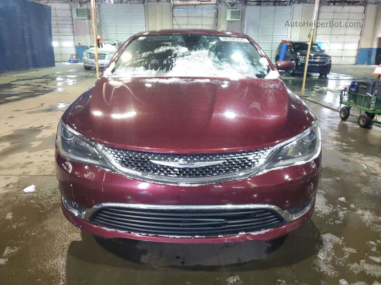 2016 Chrysler 200 Limited Maroon vin: 1C3CCCAB8GN132026