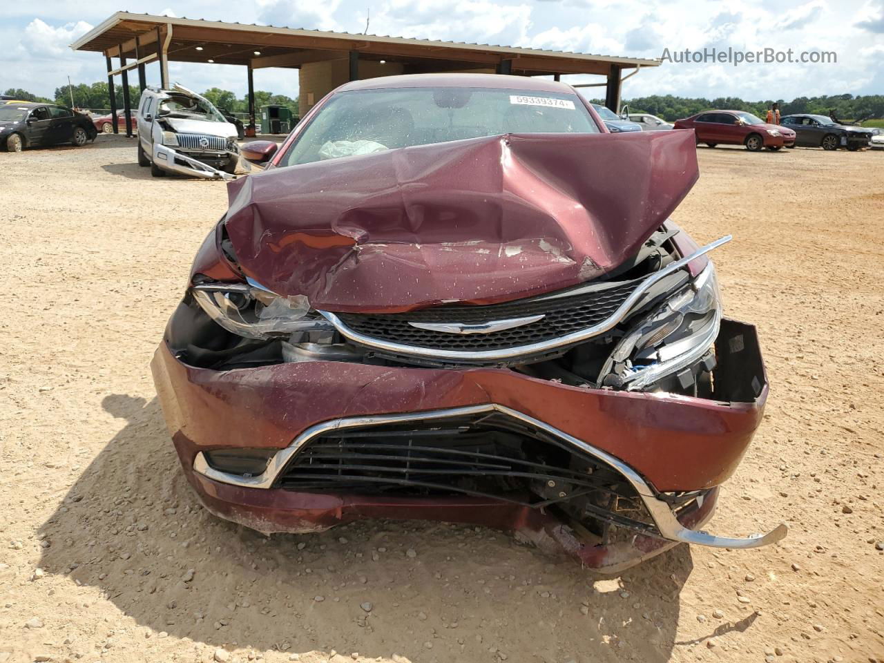 2016 Chrysler 200 Limited Maroon vin: 1C3CCCAB8GN136500