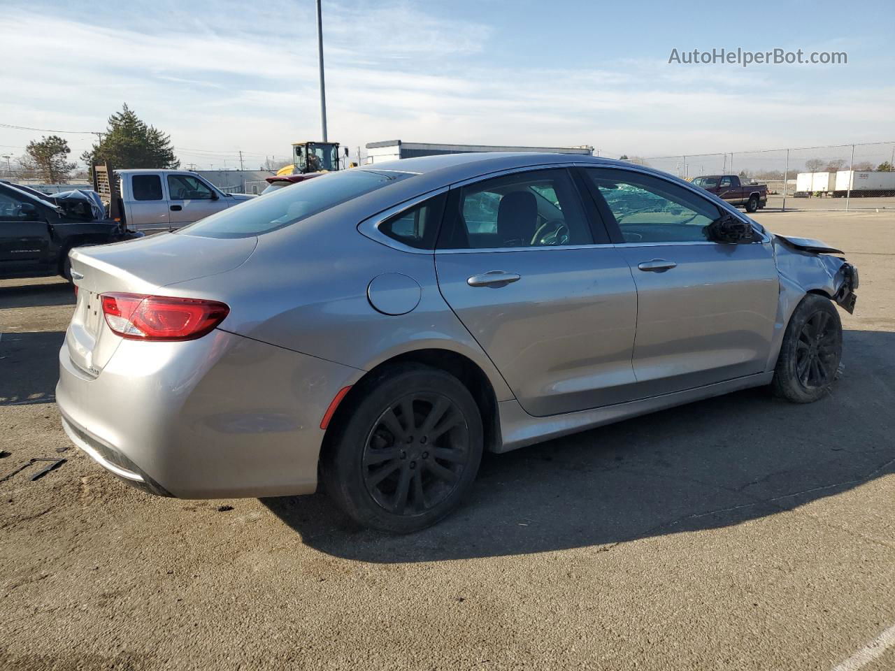 2016 Chrysler 200 Limited Silver vin: 1C3CCCAB8GN144497