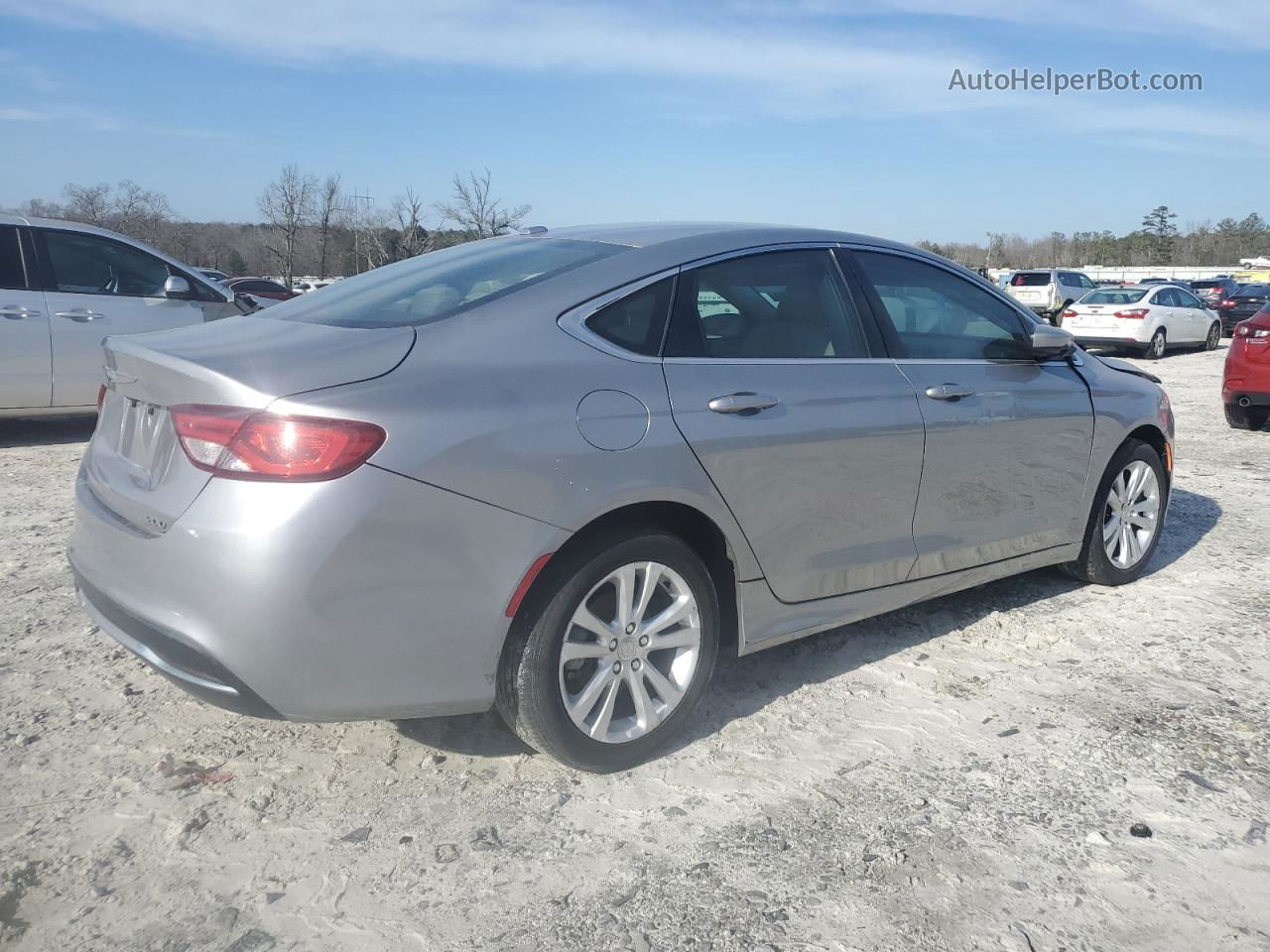 2016 Chrysler 200 Limited Silver vin: 1C3CCCAB8GN164085