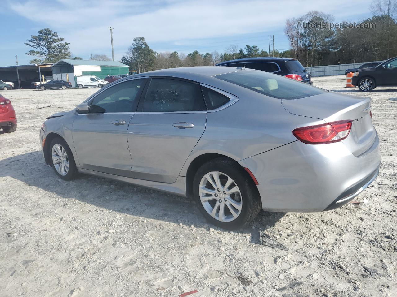 2016 Chrysler 200 Limited Silver vin: 1C3CCCAB8GN164085