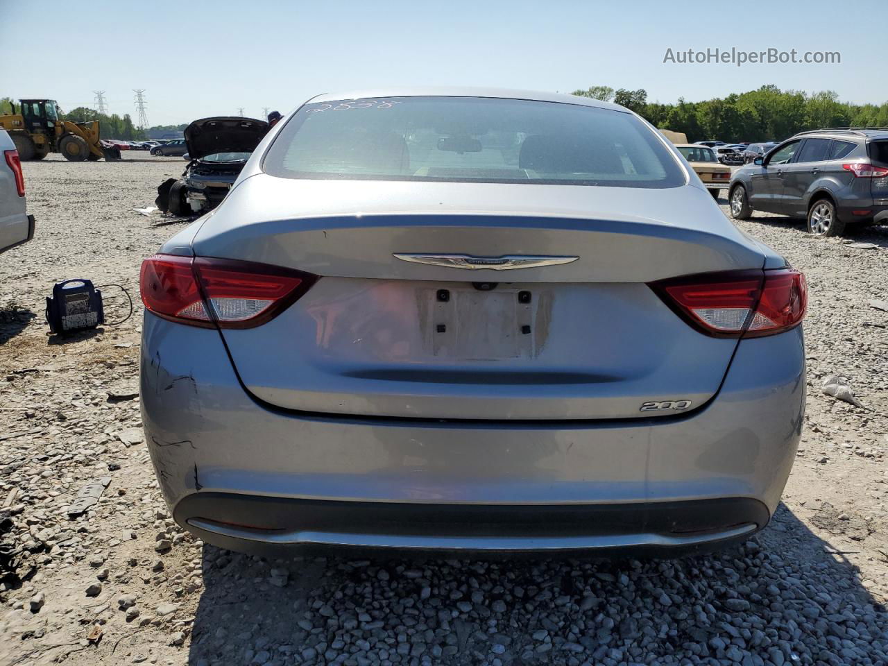 2016 Chrysler 200 Limited Silver vin: 1C3CCCAB8GN167374