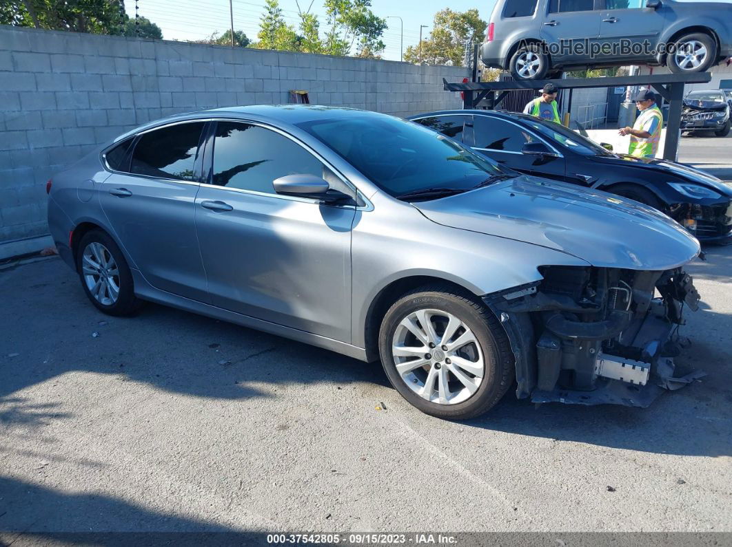 2016 Chrysler 200 Limited Silver vin: 1C3CCCAB8GN177564