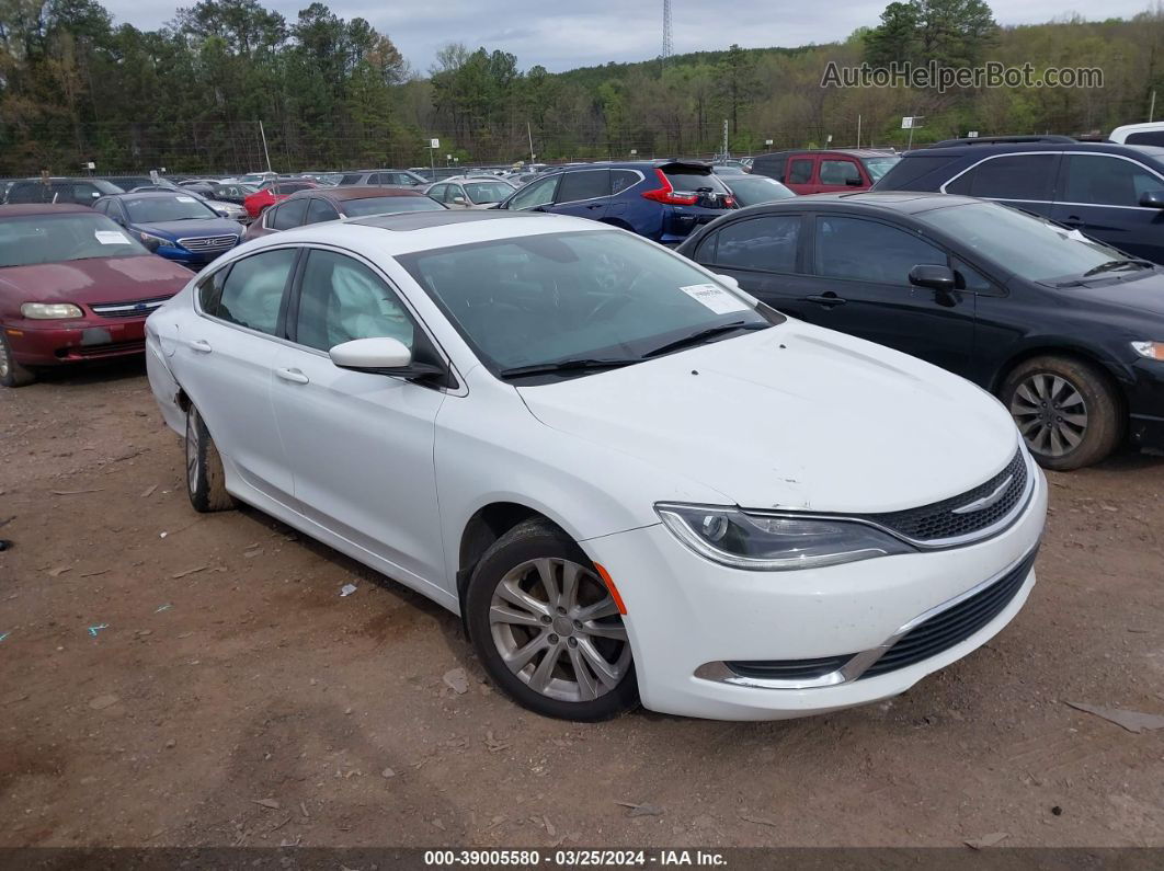 2017 Chrysler 200 Limited Platinum White vin: 1C3CCCAB8HN502683