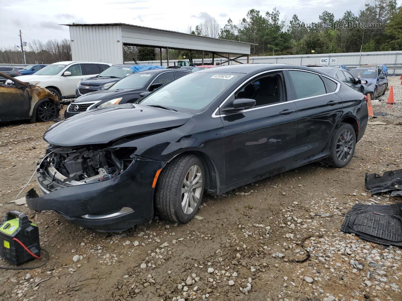 2017 Chrysler 200 Limited Black vin: 1C3CCCAB8HN503641